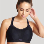 Panache Sport Non-Wired Sports Bra, Black