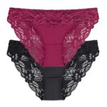 Dorina Angie Brazilian Lace Briefs, Pack of 2