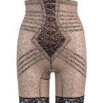 Rago Extra Firm High Waist Girdle, Mocha Black