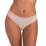 DORINA Crystal Pack of 3 Briefs, Black/Beige - Image 3