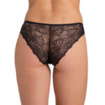 DORINA Crystal Pack of 3 Briefs, Black/Beige - Image 5