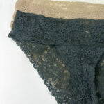 DORINA Lana Pack of 3 Lace Briefs, Green/Beige/Ivory
