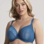 Sculptress by Panache Roxie Plunge Bra, Atlantic Blue