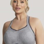 Sculptresse by Panache Non Padded High Impact Sports Bra, Charcoal
