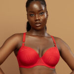 FREYA Fatale Underwire Moulded Plunge T-Shirt Bra, Chilli Red