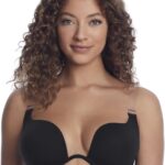 Felina Body Sculpt Extreme Plunge Convertible Bra, Black