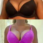 DORINA Sonia Pack of 2 Plunge Push Up Bras, Black/Purple