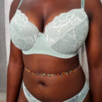 DORINA Lianne Light Padded Moulded Demi Bra, Green