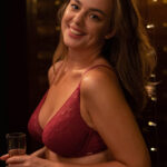 DORINA Unity Light Padded Demi Bra, Red