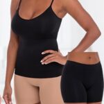 Seamless Comfort Bike Shorts Pack of 2 Black/Brown