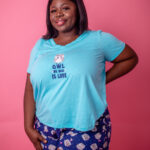 Essentials Maddie V-Neck Short Pyjama Set, T512