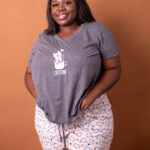 Essentials Maddie V-Neck Short Pyjama Set, T419