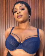 Freya Catwalk Underwire Harness Plunge Bra, Midnight