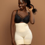 DORINA Absolute Sculpt High Waist Firm Shaping Shorts, Beige