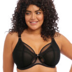 Elomi Kintai Underwire Plunge Bra, Black