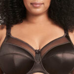 Goddess Keira Banded Bra, Chocolate