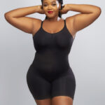 PowerSculpt Conceal Seamless Low Back Full Body Shapewear, Black