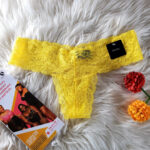 Essentials Wildflower Dreams Thong, Yellow