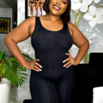 PowerSculpt Conceal Seamless Tank Sleeves Full Body Shapewear, Black