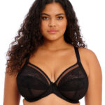 Elomi Kendra Underwire Plunge Bra, Black