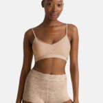 DORINA Unifit Lace Bralette & Shorts Set, Beige