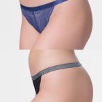 DORINA Stella Pack of 2 Strings, Black/Blue