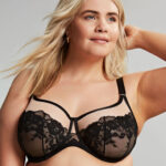 Sculptresse by Panache Josephine Full Cup Bra, Black/Latte
