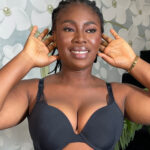 DORINA Hestia Padded Push Up Demi Bra, Black