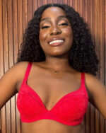 DORINA Clarise Pack of 2 Plunge Bra, Red Black - Image 3