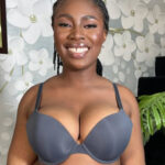 DORINA Michelle Eco Demi Light Padded Push Up Bra, Grey