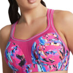 Panache High Impact Wired Sports Bra, Abstract Orchid