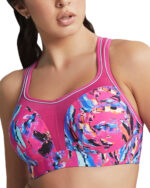 Panache High Impact Wired Sports Bra, Abstract Orchid
