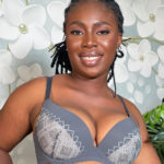 DORINA Kelsea Plunge Light Padded Push Up Bra, Grey