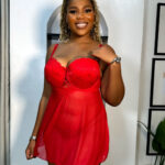 Oh My Heart Chemise & G-String Set, Red