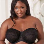 Goddess Verity Underwire Strapless Bra, Black