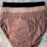 Essentials Organic Cotton 3 Hi Cut Panties, BRBF