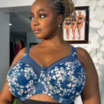 Goddess Kayla Underwire Bra, Teal Blossom