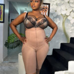 PowerSculpt Slim Post-Op Faja U-shaped Full Bodysuit with Zipper, Nude