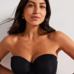 DORINA Michelle Eco Strapless Balcony Bra, Black