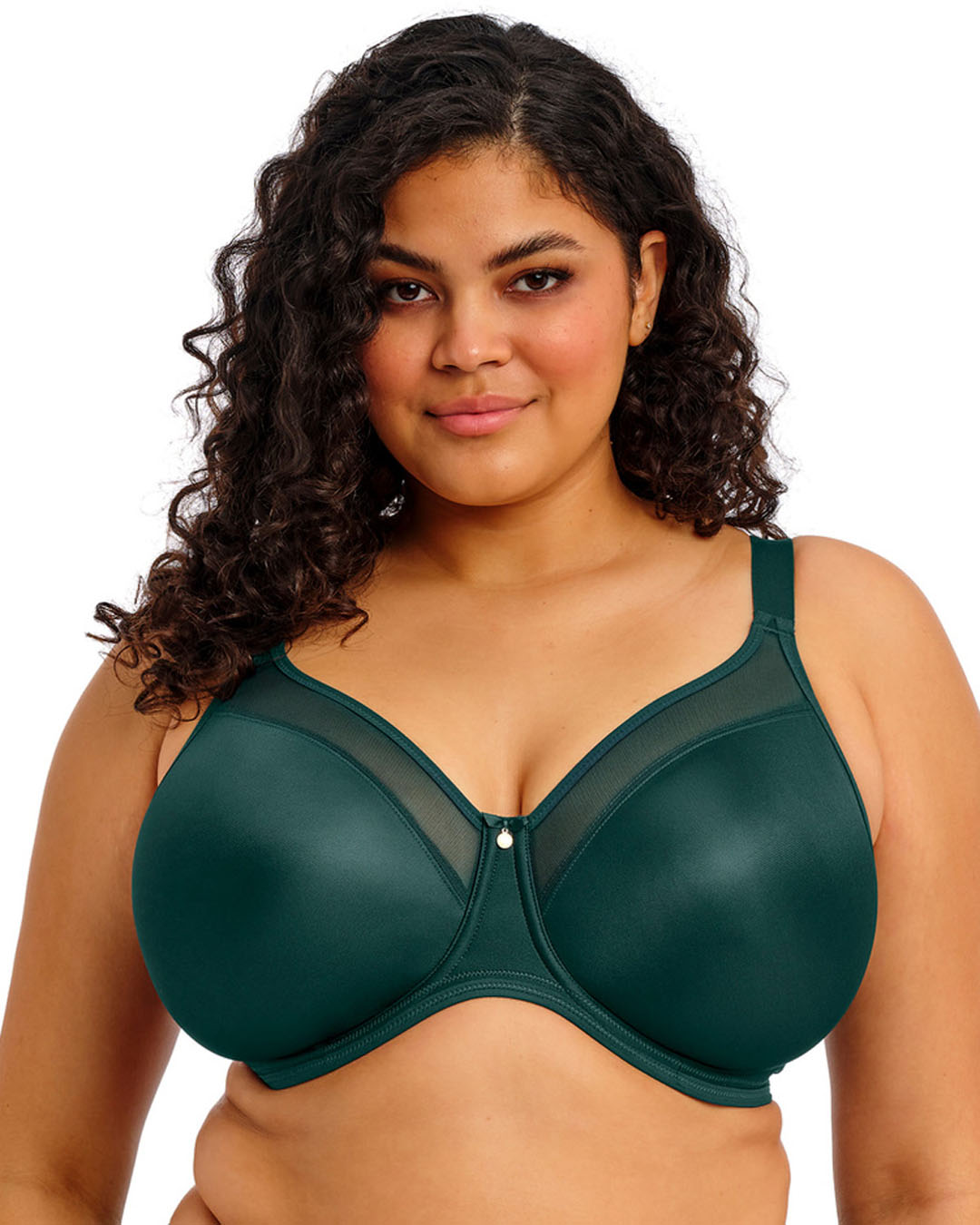 768x1075-pdp-tablet-EL4301-DPE-primary-Elomi-Lingerie-Smooth-Deep-Emerald-Underwired-Moulded-Non-Padded-Bra Elomi Smooth Molded Bra, Deep Emerald - Image 1
