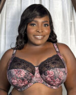 Elomi Morgan Stretch Banded Bra, Dark Romance - Image 4