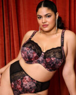 Elomi Morgan Stretch Banded Bra, Dark Romance - Image 2