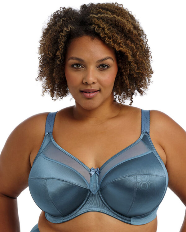 Goddess Keira Banded Bra, Mediterranean Blue - Image 1