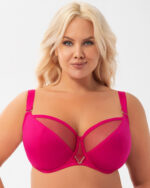 Gorsenia Vicky Full Bust Bra, Fuchsia K564/1-fuchsia - Image 3