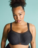 Panache Activate N-Padded Wired Sports Bra, Black Chalk