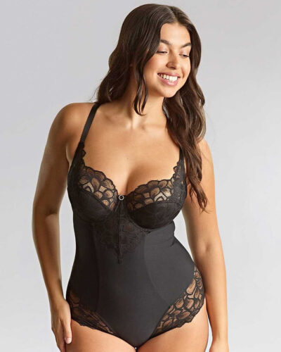 Panache Allure Bodysuit, Black