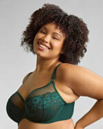Sculpresse by Panache Josephine Full Cup Bra, Forest Green - Image 2