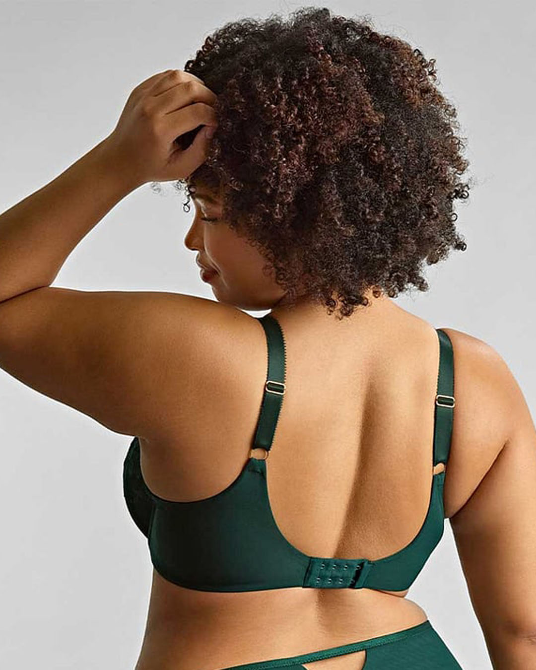 Sculpresse by Panache Josephine Full Cup Bra, Forest Green 10855-Green (3) Sculpresse by Panache Josephine Full Cup Bra, Forest Green - Image 4