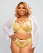 Gorsenia Paradise Harness Bra, Lime - Image 4