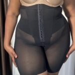 PowerSculpt Slim Abdomen Sculpting Shorts with Butt Lift, Black